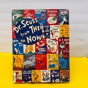 Dr Seuss From Then to Now Hardcover Biographical Retrospective Art Random House